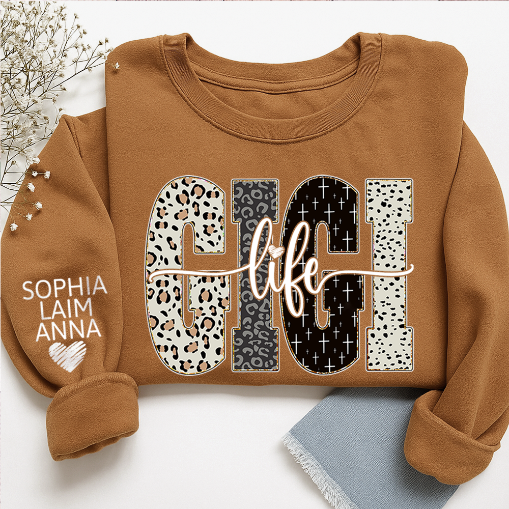 Custom Gigi Life Leopard Bible Style Design, Custom Gift For Gigi And Her Grandchildren