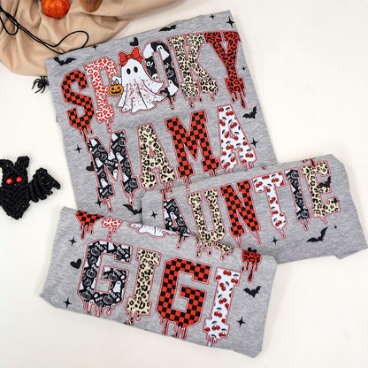 Custom Spooky Gigi Grandma Mama Mimi Halloween T-shirt