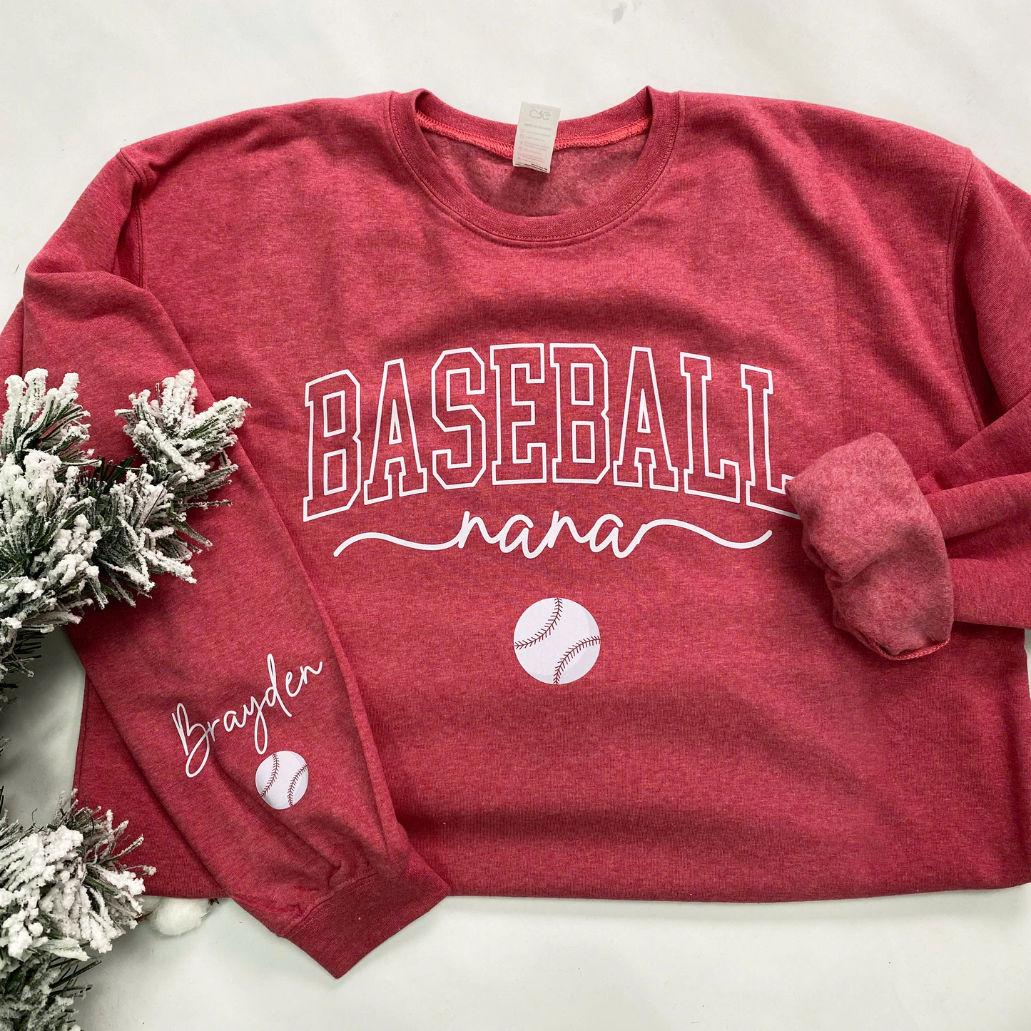 Personalized Sports Mimi Sweatshirt With Grandkids Names, Custom Athletics Grandma Pullover